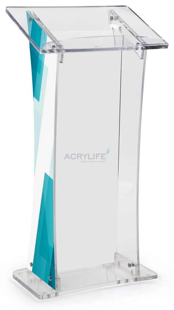 Bục phát biểu mica Acrylife panel tùy chỉnh ảnh 2