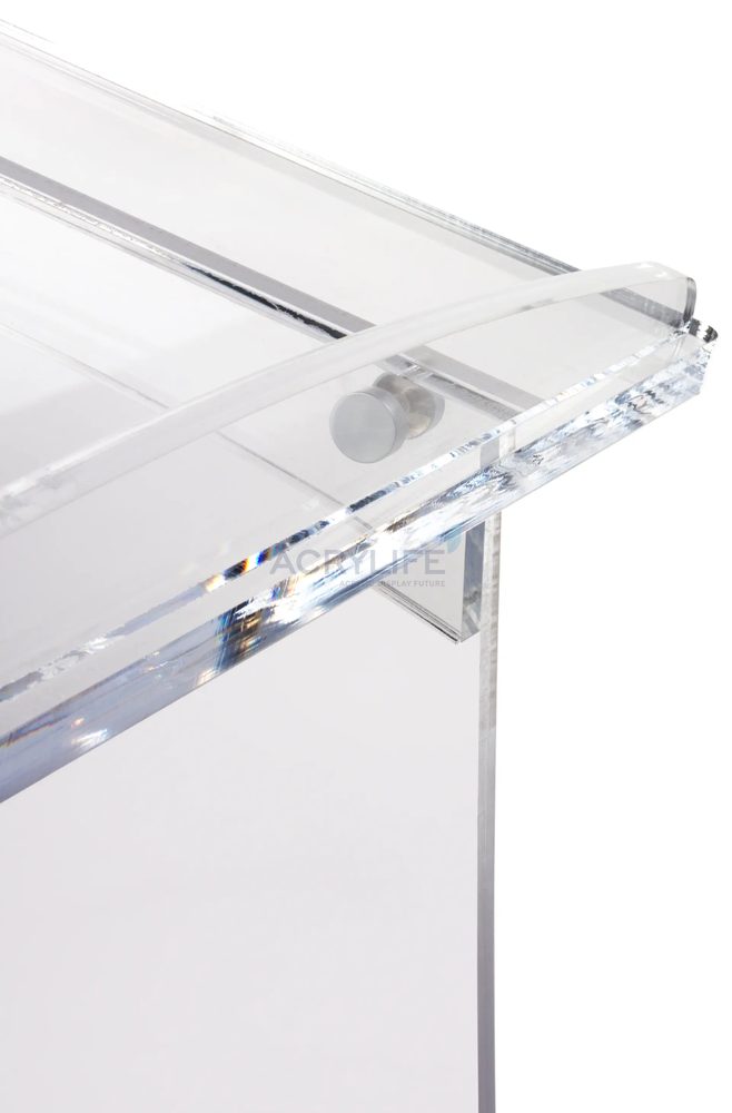 Bục phát biểu mica Acrylife chống lóa với thiết kế tùy chỉnh & in UV ảnh 3