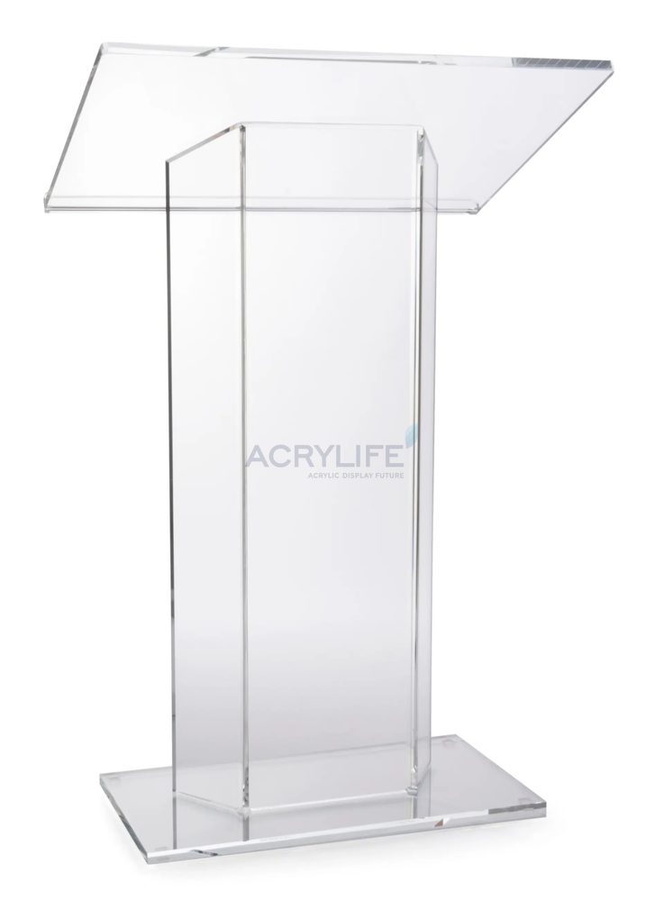 Bục phát biểu mica Acrylife đặt sàn trong suốt