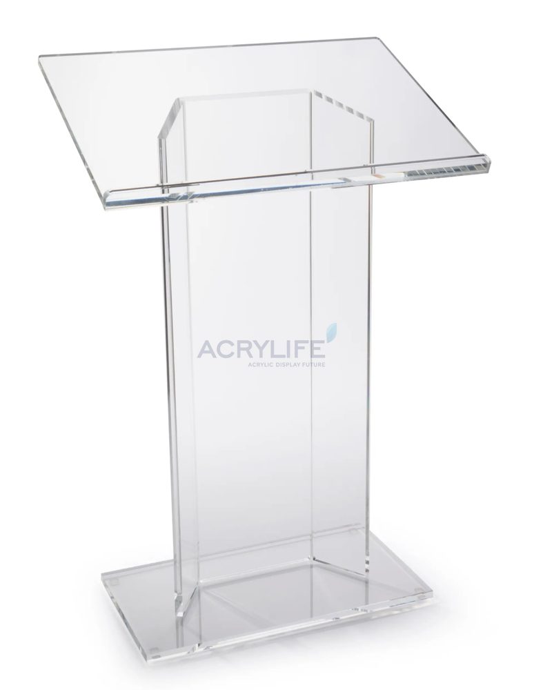 Bục phát biểu mica Acrylife đặt sàn trong suốt ảnh 2
