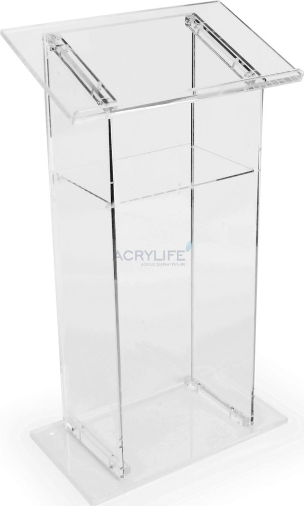Bục phát biểu mica Acrylife trong suốt – kẹp giữ iPad ảnh 2