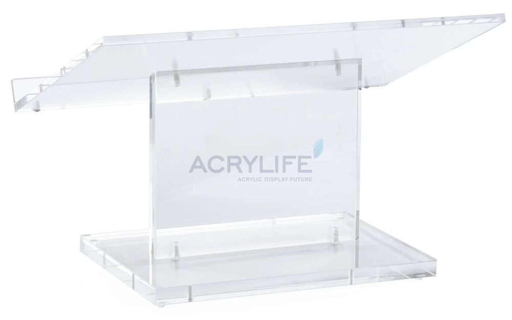 Bục phát biểu mica Acrylife để bàn – trong suốt