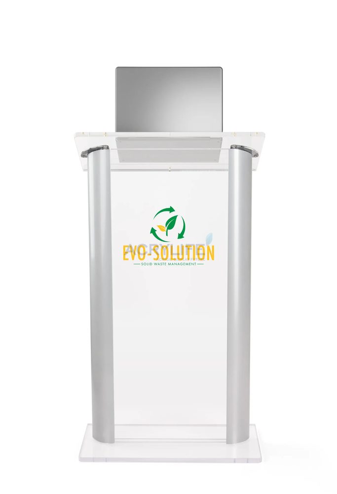 Bục phát biểu mica Acrylife plexiglass – in logo tùy chỉnh ảnh 3