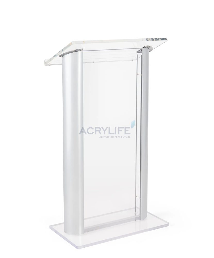 Bục phát biểu mica Acrylife nhôm hiện đại ảnh 2